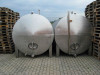 liegende Edelstahltanks