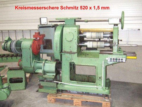 34488: Längsteil Kreisschere  SCHMITZ