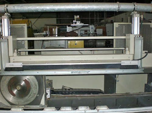 39707: mitlaufende Platten-Säge  GREINER