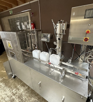 Bild zu gravimetrische Abfüllanlage für Kanister 