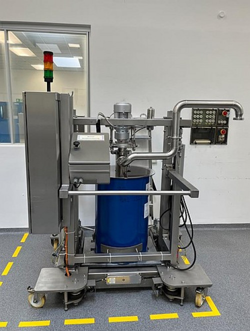 42137: mobile Beh&auml;lter/Fass Entleerung  NETZSCH