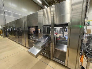 Bild zu Vollautomatische Gläser Verpackungslinie  BUHLMANN