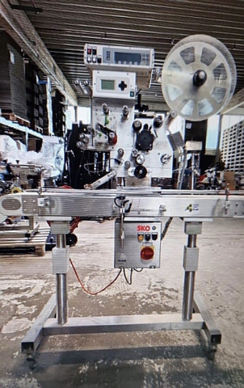 42507: Deckel-Etikettiermaschine mit Thermotransferdrucker  ELS