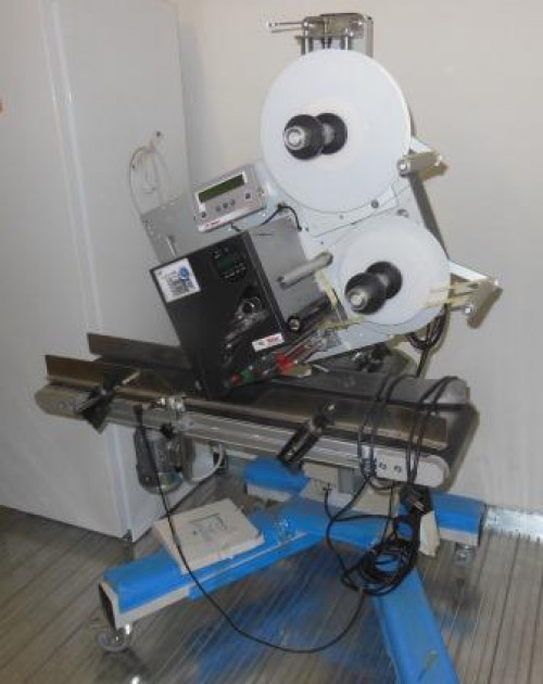 38634: Etikettendruck- und Spendemaschine   BLUHM