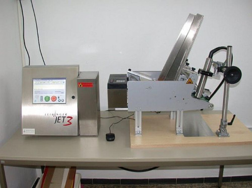 40884: Ink-Jet Schachtel-Bedruckmaschine  LEIBINGER
